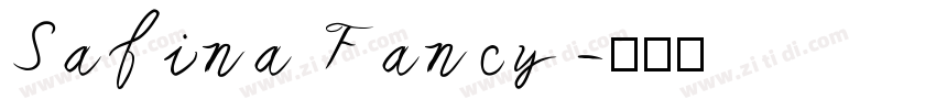 Safina Fancy字体转换